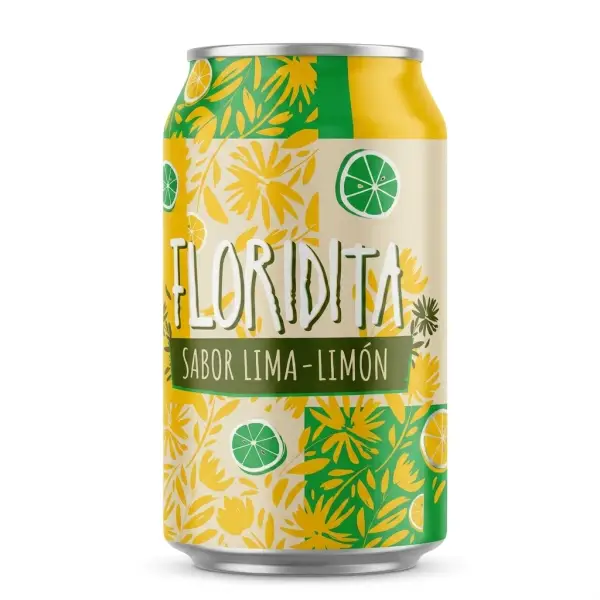 Refresco gaseado de lima y limón Floridita (330 ml)