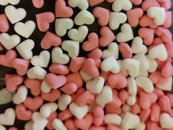 Corazones para manualidades 3D lote 36 unidades