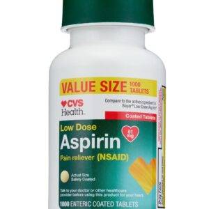 Aspirina 81mg — 500 pastillas | Dosis cardíaca preventiva