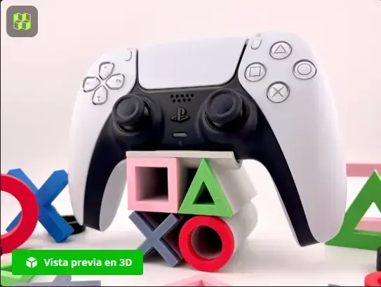 Soporte para mando Xbox impreso en 3D