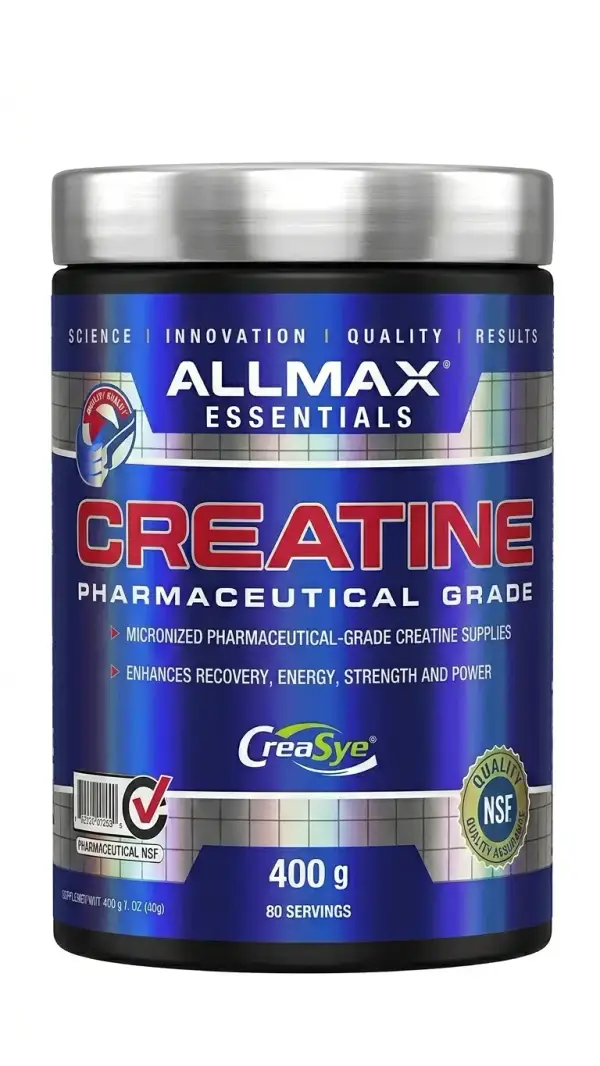 Creatina Monohidratada ALLMAX 400g — 80 servicios