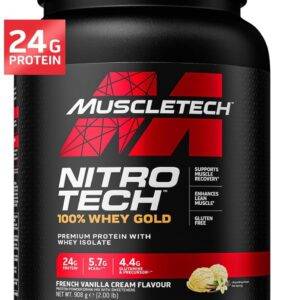 Proteína Nitro-Tech MuscleTech 4lb — 30g de proteína + Creatina