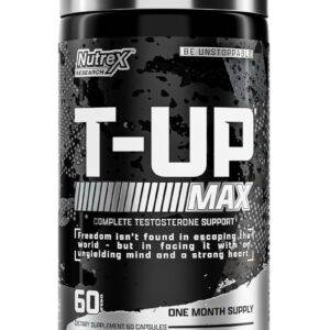 Potenciador de Testosterona T-Up Max Nutrex — 60 cápsulas | 30 servicios