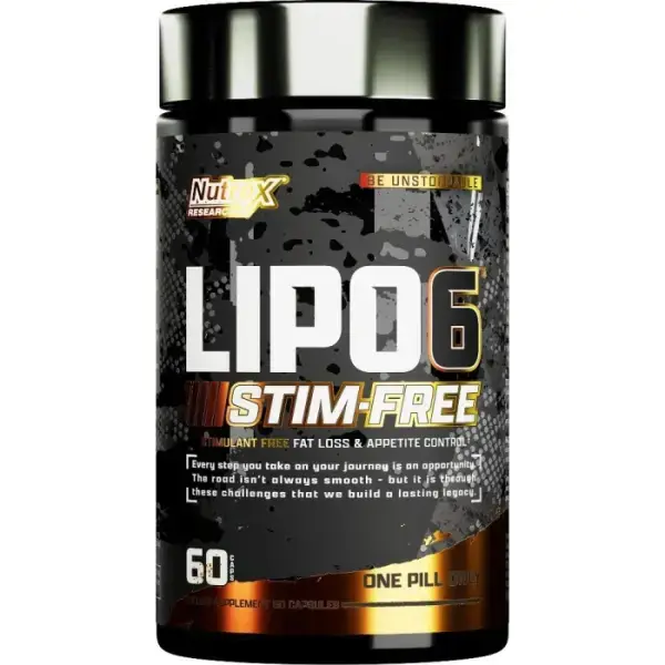 Quemador Lipo-6 Black Stim-Free Nutrex — 60 cápsulas | Sin estimulantes