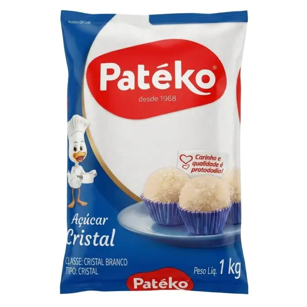 Azúcar blanca cristalina Patéko 1kg