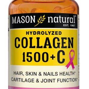 Colágeno 1500mg + Vitamina C — 120 cápsulas | Articulaciones y piel