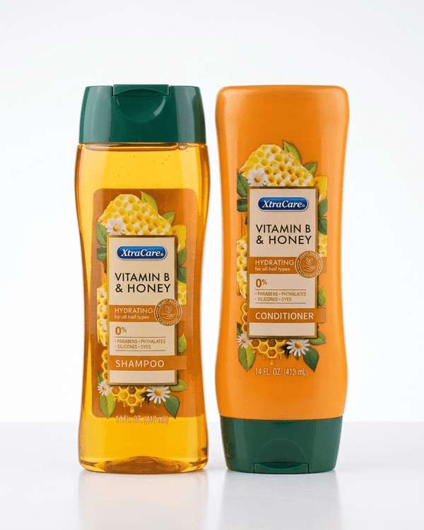 Set XtraCare shampoo y acondicionador sin sal miel 413ml