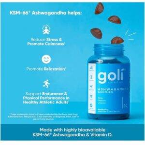 Ashwagandha Natural — 60 gomitas | Adaptógeno para estrés y vitalidad