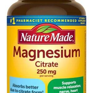 Magnesio Citrato 250mg — 60 cápsulas | Alta absorción