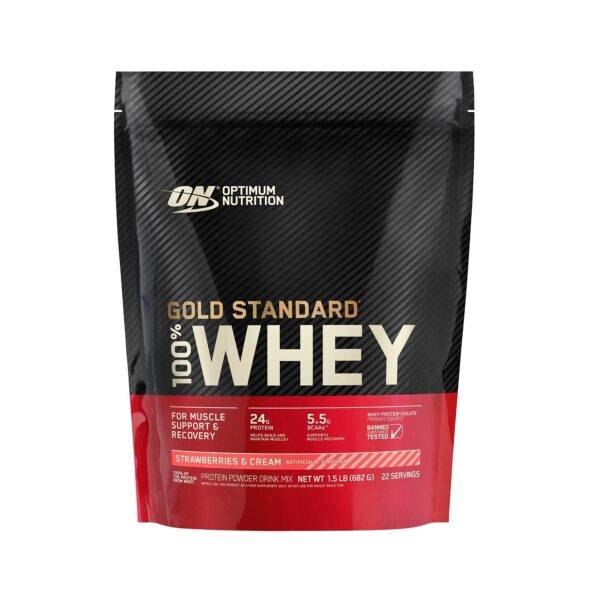 Proteína Whey Gold Standard 100% Optimum Nutrition 2lb — 22 servicios